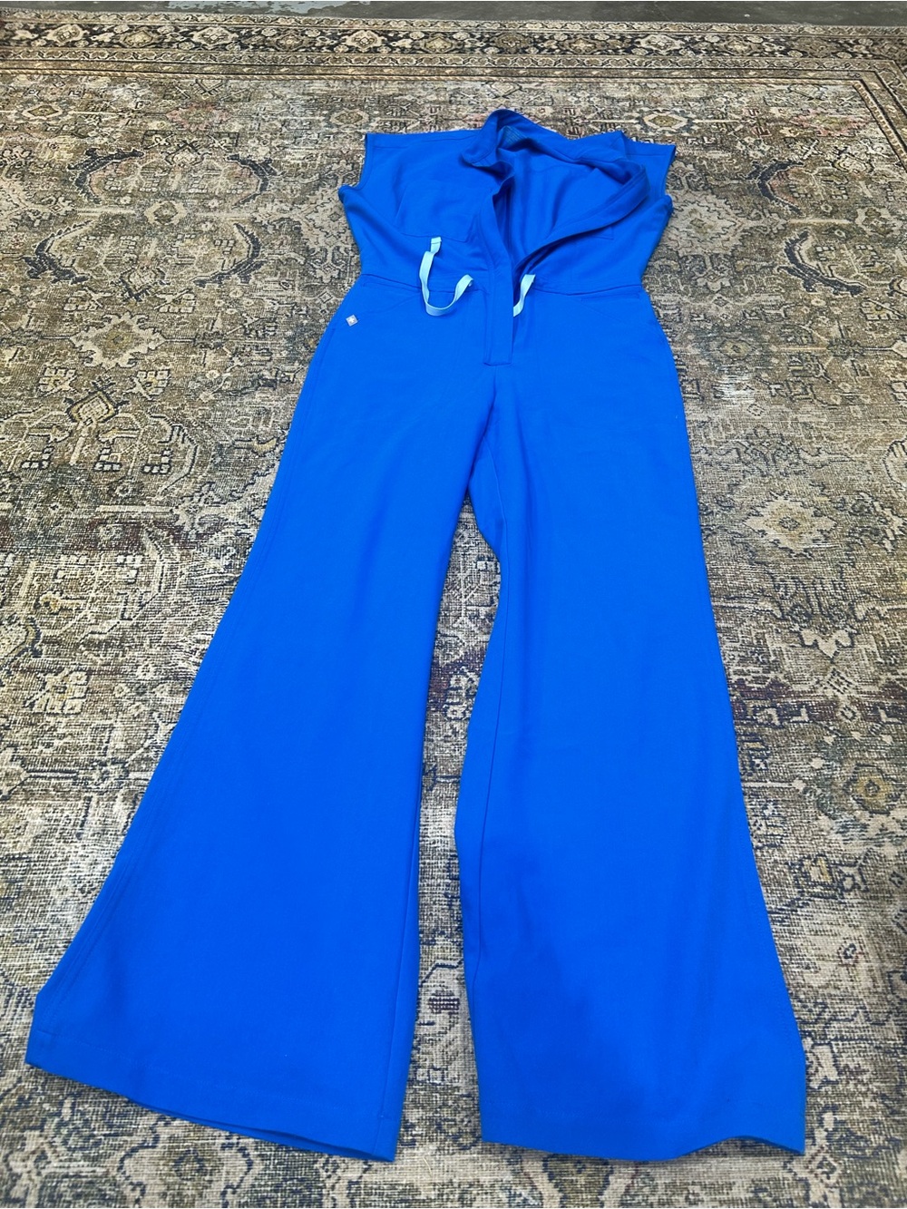 FIGS royal blue Blue Wide-Leg Jumpsuit